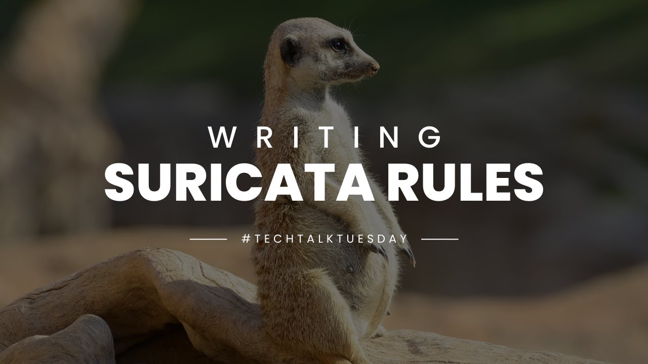 writing suricata rules