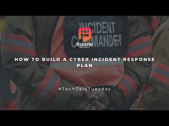 how to write an incident response plan