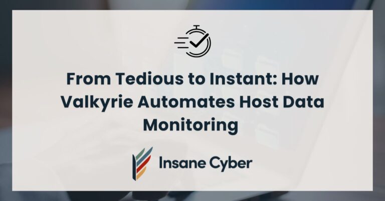 automated host data monitoring